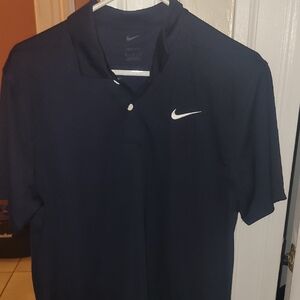 Nike Men's Dark Blue Polo Shirt